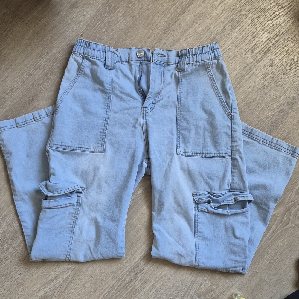 Women’s Almost Famous Blue Cargo Jeans